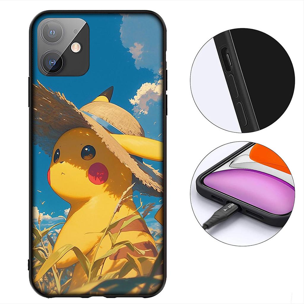 Gengar P-Pikachus Charmander Phone Case for Motorola Moto Edge 50 30 Fusion 40 NEO Ultra Pro G22 G23 G20 G35 G84 G13 G53 Cover
