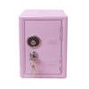 Mini Metallmyntskåp med Nycklar Barn Pengarspargris Säkerhetsbox X3UC