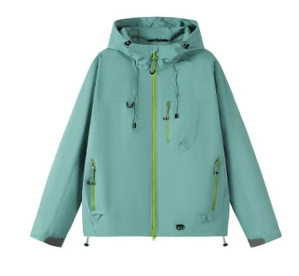Couple's Three-in-One Hooded Windbreaker: Waterproof, Breathable, Loose-fit Ski & Hiking Jacket for Men and Women