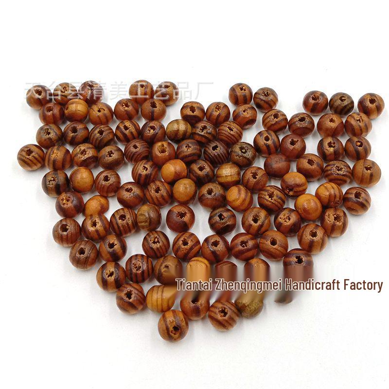 

Классические круглые бусины из соснового дерева, развивающая игрушка для DIY