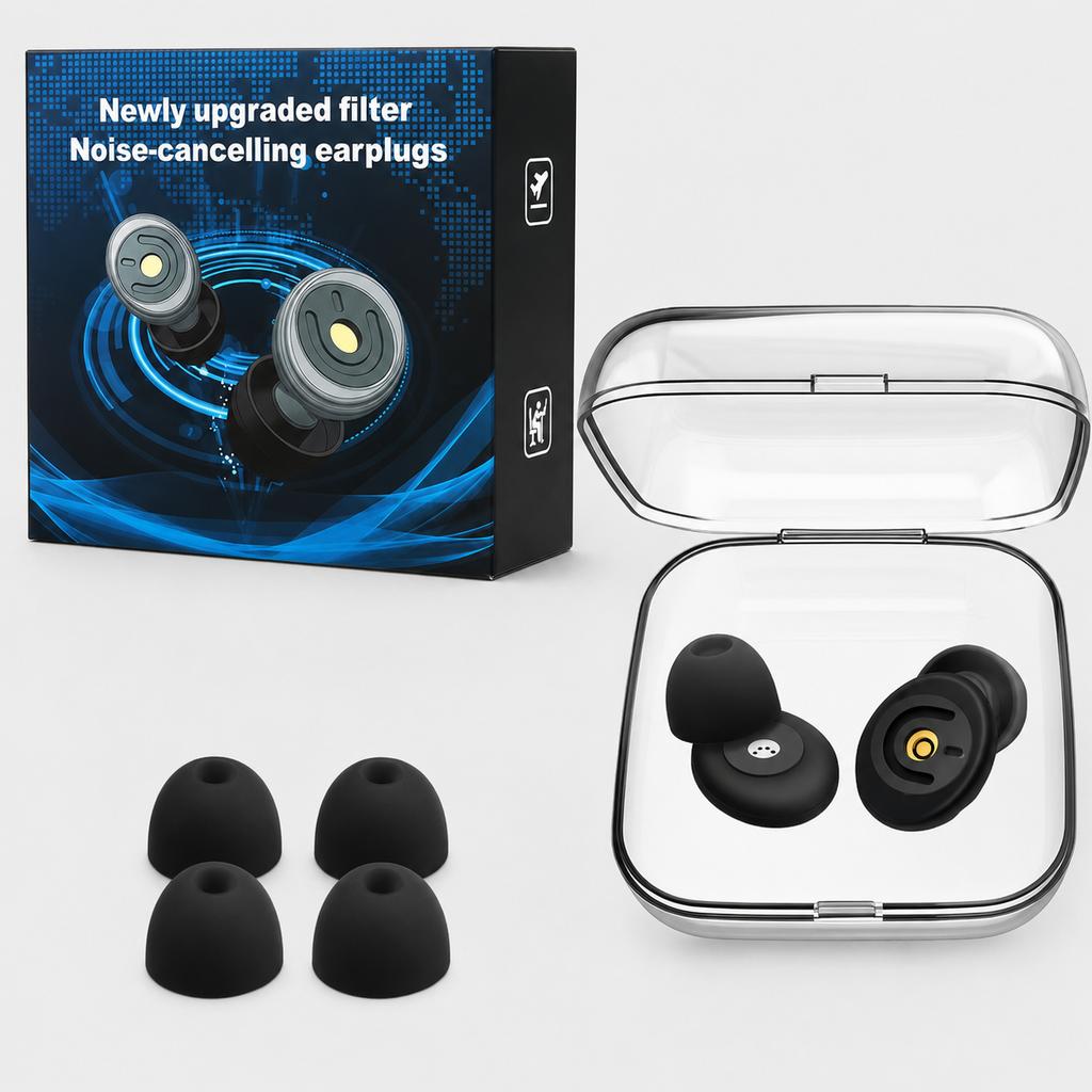 Ear Plugs for Noise Reduction Ear Protection Reusable Silicone Ear Plugs Swimming Ear Plug Sleeping Earplugs Set Oordopjes
