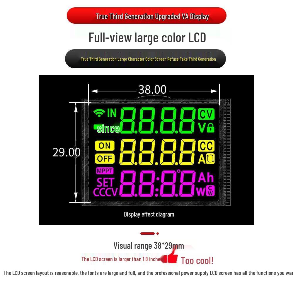 Third-Gen SK120 CNC Adjustable DC Power Supply Module for Step-Up/Down, Constant Voltage & Current, Solar Charging
