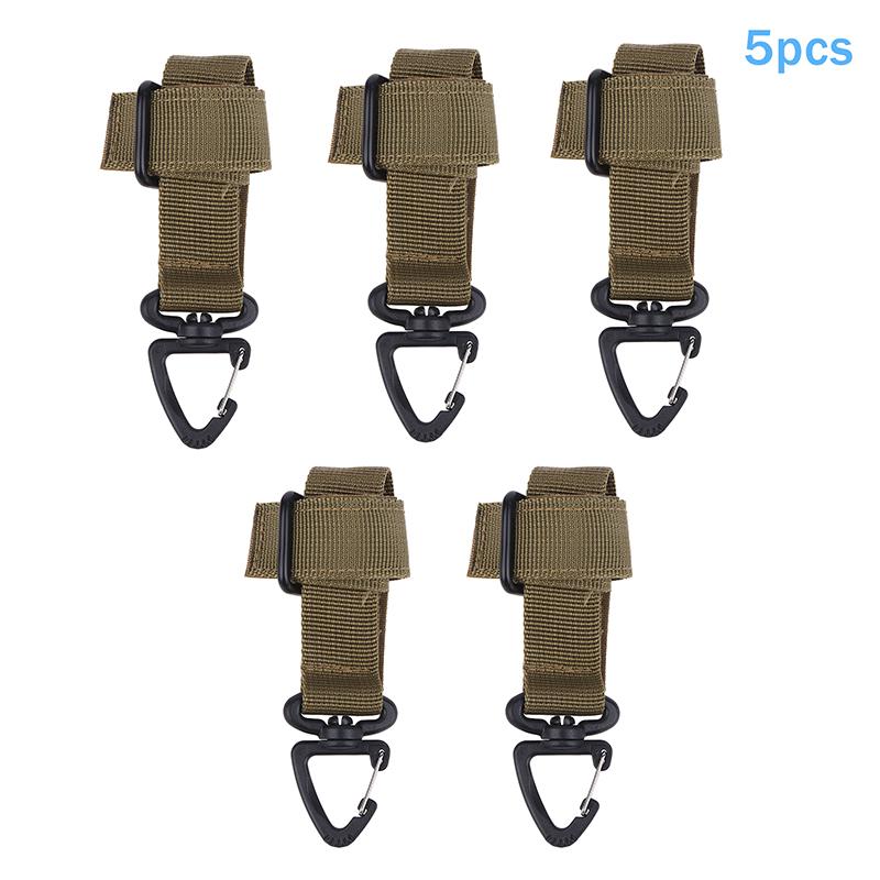 Sangle de reliure portable en nylon multi-usages Crochet pour gants Gants de travail Clip de sécurité Corde d'escalade extérieure Boucle de suspension de camping
