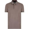 Solid Color Logo Print Polo Shirt Men Tops Light-Brown EM001146-AF13742-U6200