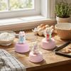 Cute Mechanical Kitchen Timer 60 Minute Cooking Timer Portable Rabbit  Timer  Reminder Tool