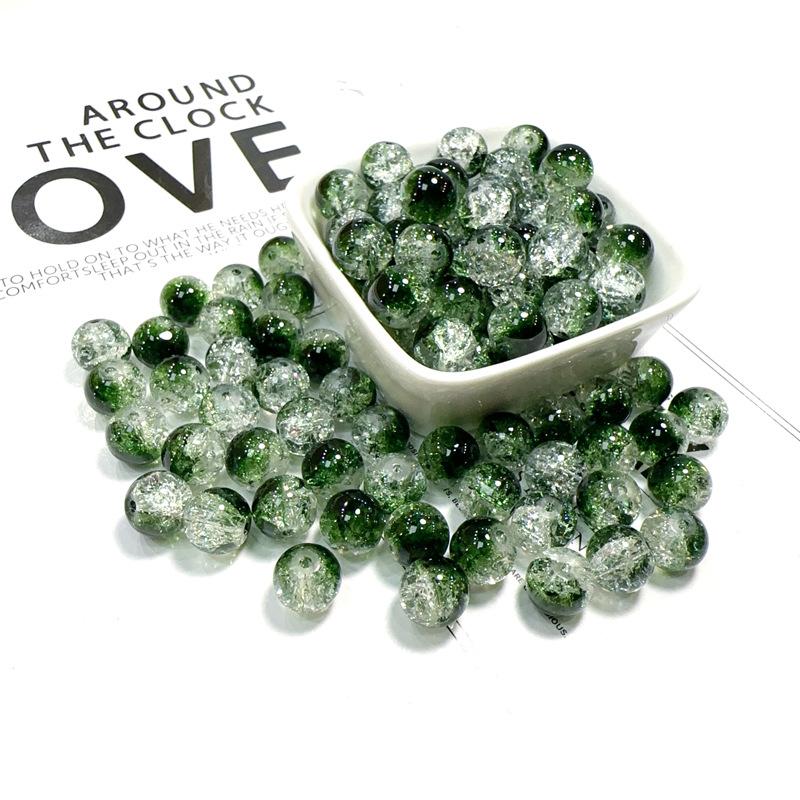 Glass Bead Bracelet, Loose Bead Batch, High Transparency Handmade DIY Jewelry Accessories, Hand Bead Material Bag Accessories