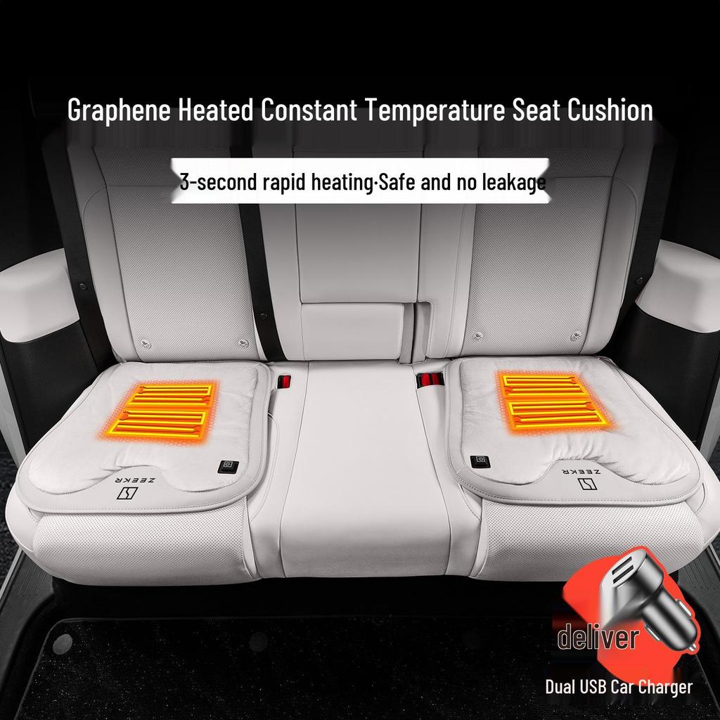 Zeekr Heated Flannel Seat Cushion for Models 001/009/X/007