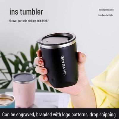 304 High-End Outdoor Office Coffee Tumbler – Colorful, Portable, and Insulated