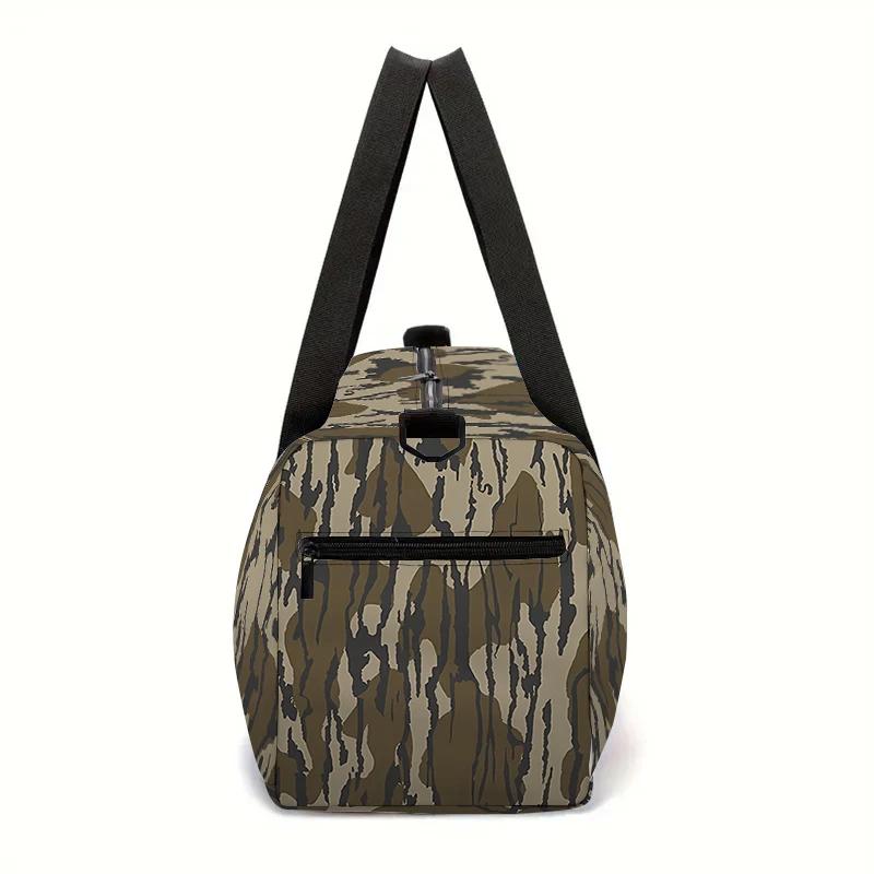 Camouflage Leopard Print Large Capacity Luggage Bag For Boy And Girls Best Gifts 2D Cartoon Travel Duffels Hand Bag For Children