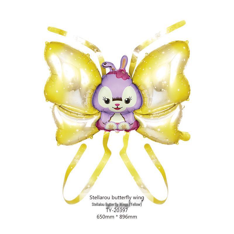 Colorful Children's Angel Wings Inflatable Butterfly Balloons for Night Market and Street Stall Decoration