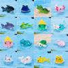 Cute Plastic Ocean Animal Toys Ideal For Kids Colorful Underwater Adventure Playset