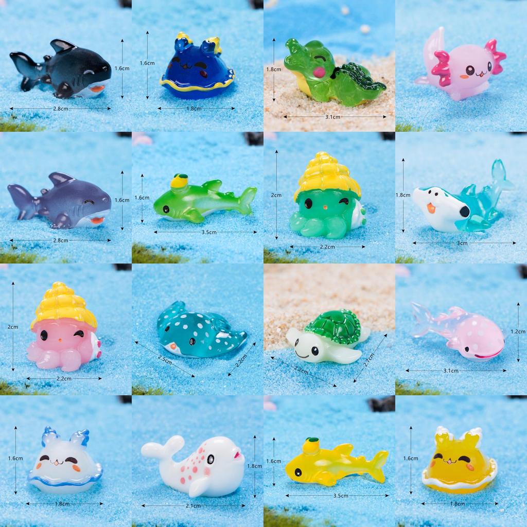 Cute Plastic Ocean Animal Toys Ideal For Kids Colorful Underwater Adventure Playset