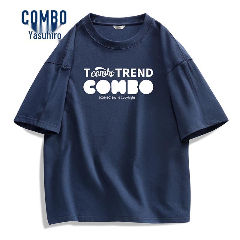 Kangbo Men s 100% Cotton Casual Loose Short Sleeve T-Shirt 170