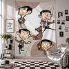 Wall TapestryMr Bean Art Hanging Cloth Decorative Background Cover for Room Decoration