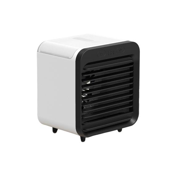 

Охлаждающий вентилятор кондиционера с резервуаром для воды, 3 режима скорости, мощный поток воздуха, портативный перезаряжаемый воздушный охладитель, электрический вентилятор белый