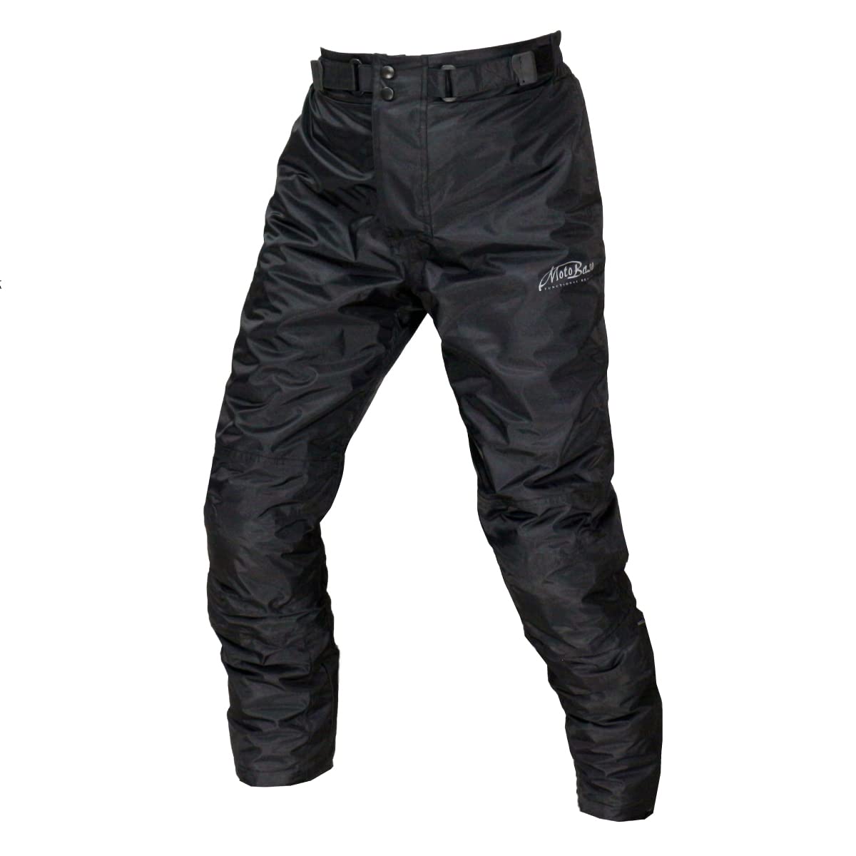 

MOTO BASE Model Heat Protect Size and Waterproof Motorcycle Winter Pants Fall/Winter Overpants/MBOP-01 (Black, LL) - Cold-Resistant, Windproof, чорний