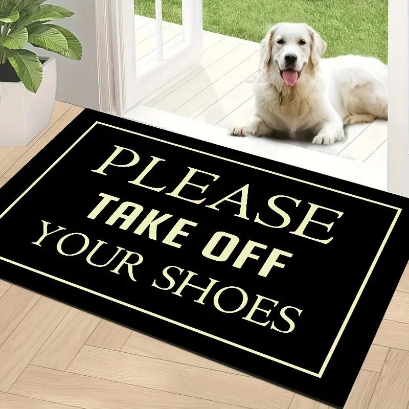 Welcome Door Rug Dirt Resistant Home Decorative Carpet Indoor Outdoor Entrance Mat  Foot Mats for Living Room Bedroom