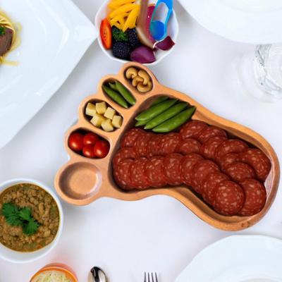 Cheese Board Wooden Charcuterie Board Animal-shaped Appetizers Serving Tray for Cheese Snacks Fruits