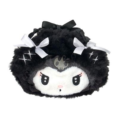 Sanrio KUROMI Round Drawstring Bag ( KUROMI In the Moonlight ) Japan NEW
