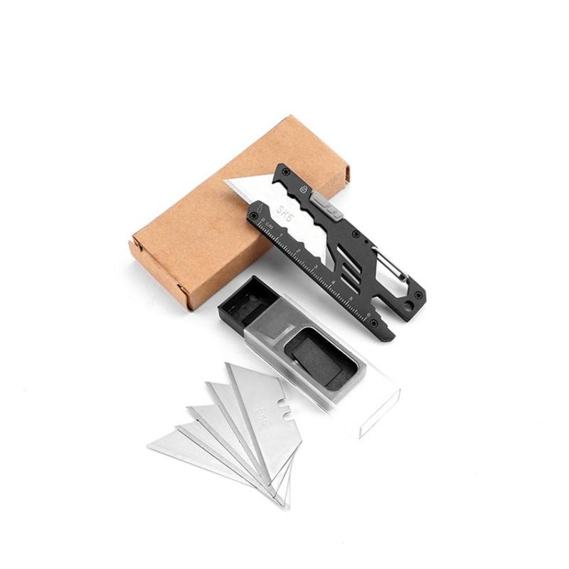 Coltello Multifunzione Utilità Acciaio Inossidabile Coltello per Piantare Carta Coltello Creativo Multifunzione per Aprire Pacchi