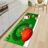 Christmas Kitchen Sand Carpet Doormat Long Floor Mat