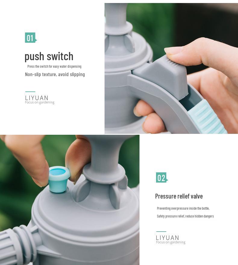 Pressure Sprayer Atomizer Bottle for Gardening and Car Wash