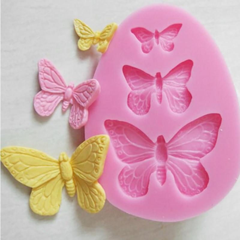Butterfly Mold Silicone Baking Accessories 3D Diy Mould Fondant Cake Decorating