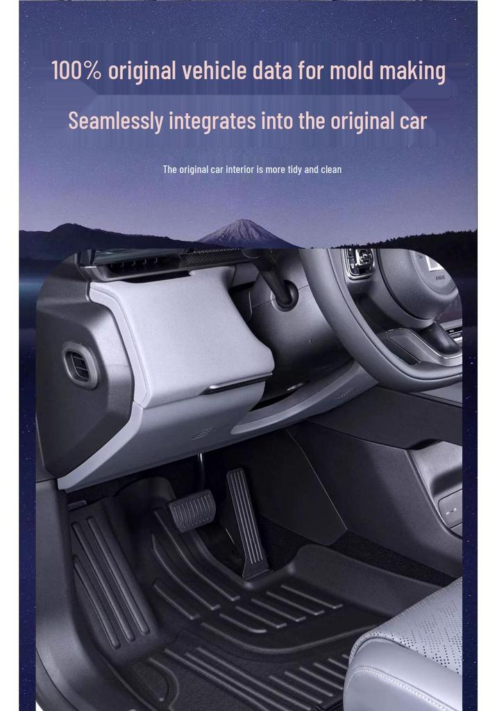 Zeekr 7X TPE Floor Mats: Full Surround Interior Accessories