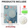 DIY Pearl Painting Set Planet Pattern Home Decoration Handmade Sticky Diamond Creative Canvas Pearl Art Painting Crafts Perfect Gift