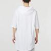 Jordan T Shirts Men's White Hooded Non Detachable Moderate Straight Fit (Unisex) T-Shirts DA9872 100