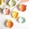 2025 Korean Style Creative Fruit Ceramic Tableware Small Condiment Dish Ceramic Soy Sauce Vinegar Hot Pot Barbecue Dipping Plate
