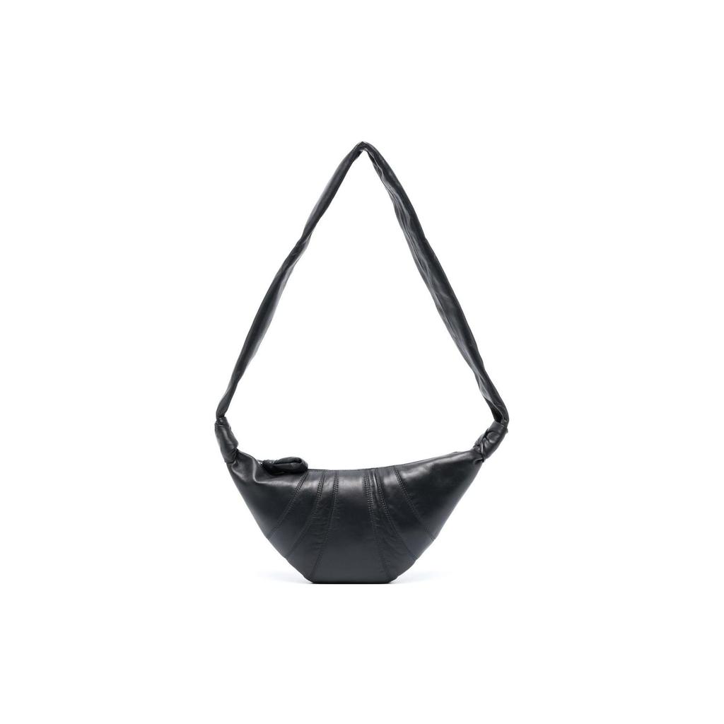 Lemaire Croissant Sheepskin Crossbody Bag Sling Bag Women's Black BG253-LL095-999