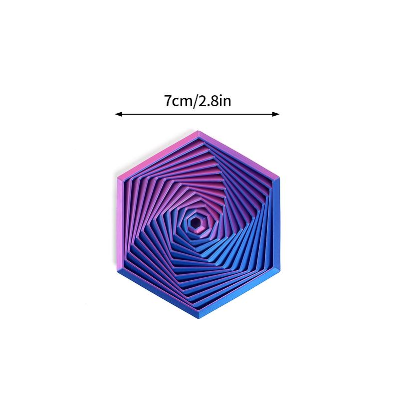 

3D-печать Фрактальный раздражающий шестиугольник Декомпрессионный инструмент Орнамент Несколько цветов Детская игрушка-трансфигурация Подарок для рукоделия