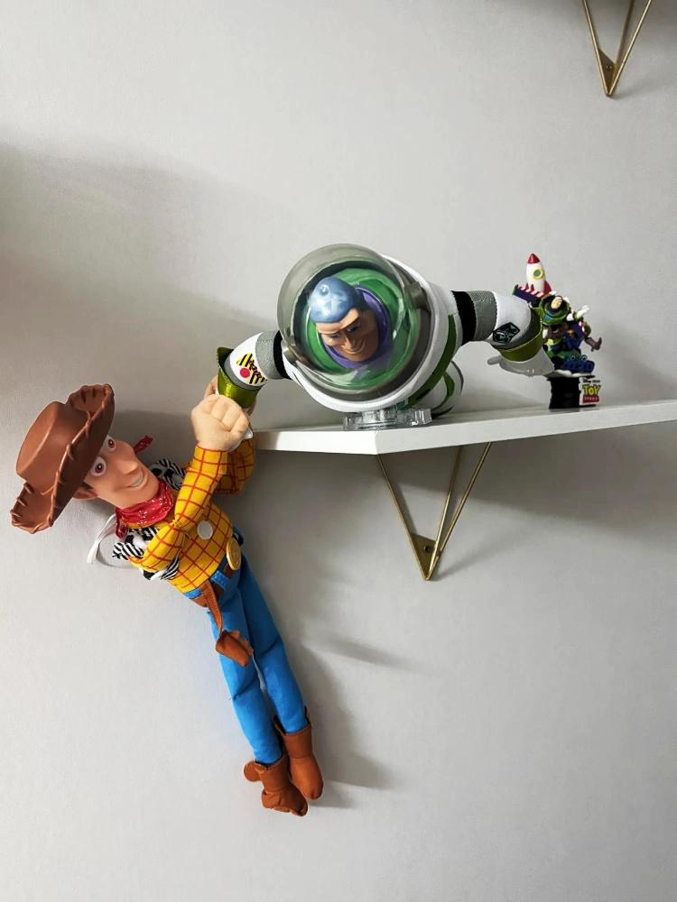 45cm Toy Story Sherif Woody Buzz Lightyear Car Dolls Toys Outside Hang Toys Cute Auto Accessories Car Decoration Doll