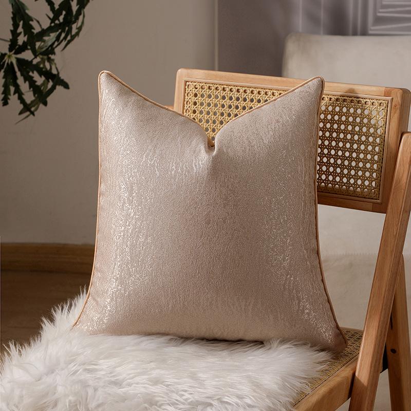 

Высокоточная окантовка и кант Подушка-кушон в стиле легкой роскоши Подушка прикроватная для отеля Мягкий чехол для подушки 45 * 45 (excluding core)