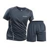 Men's Summer Set, Quick Drying Sports Set, Men's Outdoor Running Set, Loose Two-piece Set