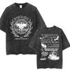 Limted Basgiath War College Washed Tshirts Fourth Wing Dragon Rider Men Women T Shirt Trendy Retro Loose Cotton Tees Streetwear