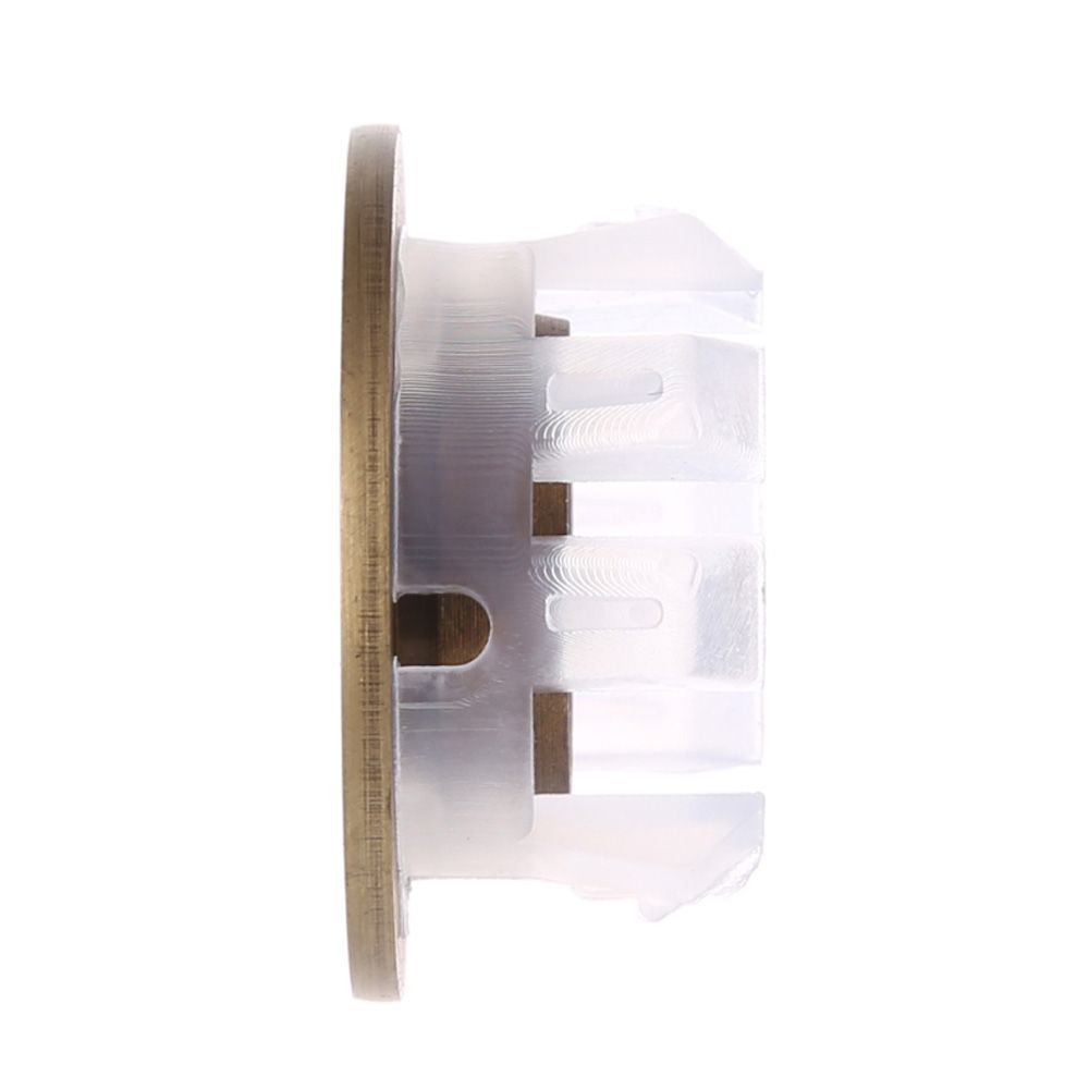 Plastic Brass Round Sink Bathroom Overflow Cover Hole Cap Insert Chrome Ring