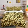 Leopard Print Bedding Set - 3 Pieces  Bedding Set (1 Duvet Cover, 2 Pillowcases, Duvet Not Included)