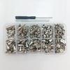 354Pcs Spiked Punk Screw Rivets Studs Metal Warhead Bag Shoes Clothes Watchband Spikes Studs Decor Nail Buckles