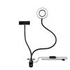 Selfie Flash Ring Light & Mobile Phone Holder Camera Long Arm USB Clip On