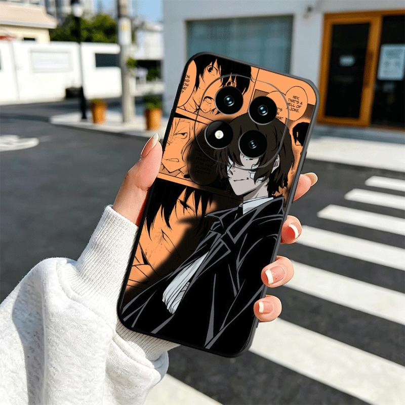 Bungo Stray Dogs Manga Soft Phone Case for Xiaomi Redmi Note 12 13 14 15 Pro Plus 11 12S 11S 11T 10 4G Black Cover Back Shell
