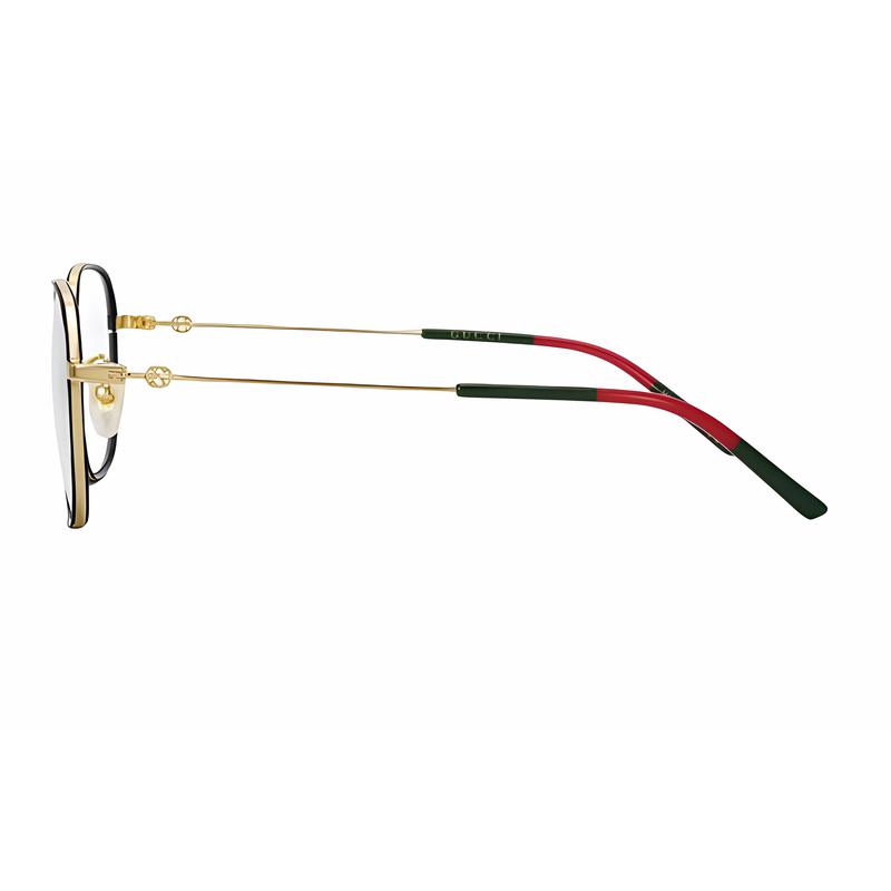 Gucci optical glasses [Available prescriptions] Fashionable, irregular-shaped frames, same style Black 53 dust bag + glasses case (random color)