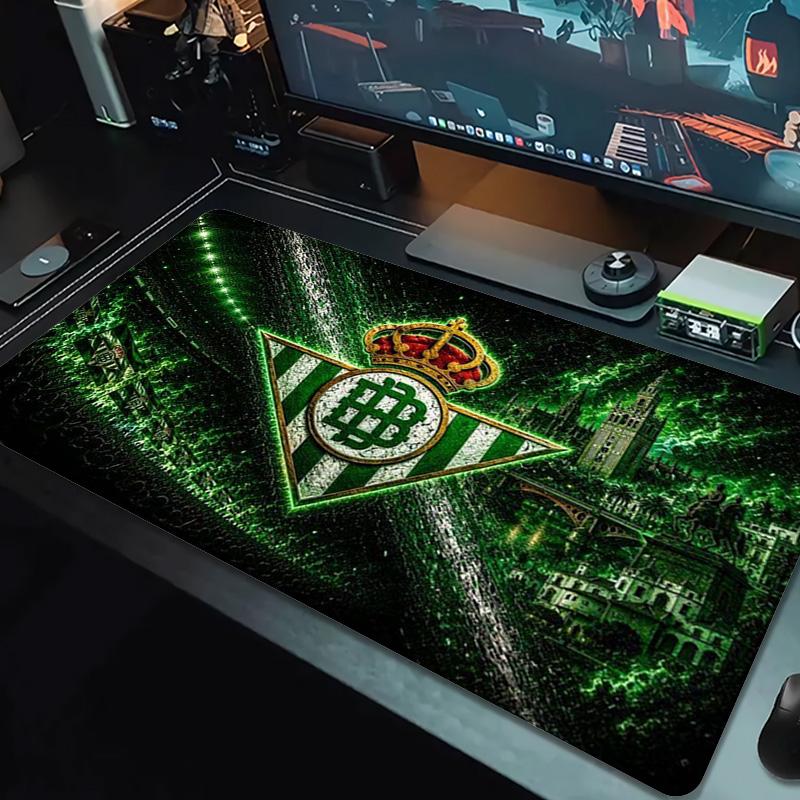 Real Betis stone Color Mouse Pad Large Gaming Table Cushion Non-slip Laptop Tablet Big Mousepad XXL Mat Mini PC Playmat With Lock edge