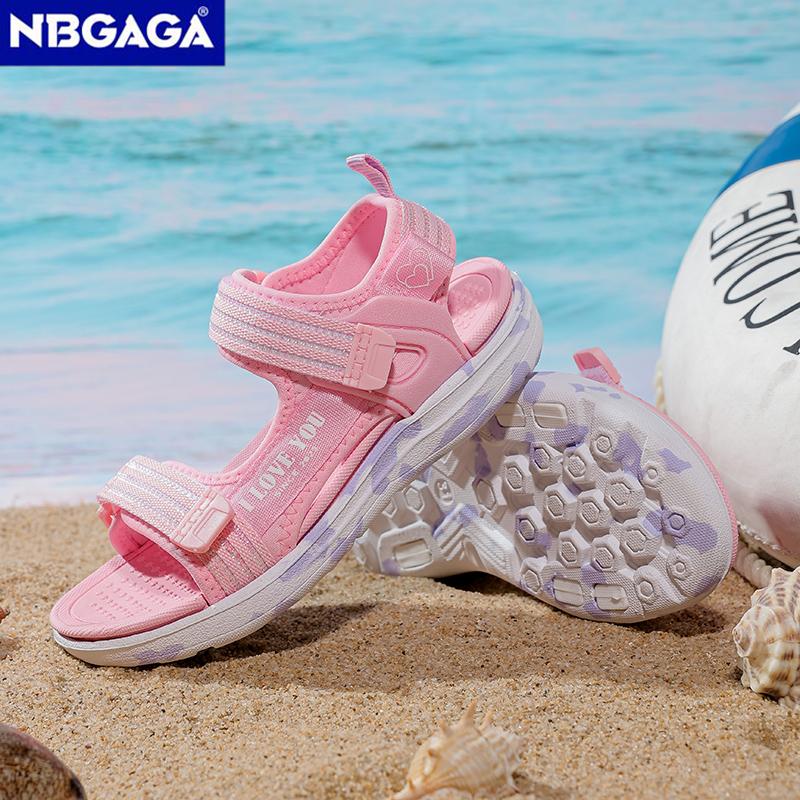 2025 Spring Summer New Sandals Breathable Children's Girls Anti Slip Open Toe Sandals Outdoor Beach Shoes
