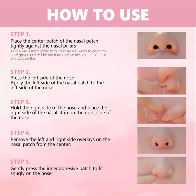 Cosplay Spesielle Nesekrympestrips Krymper Nesefløyene Liten Nese Smal Tynn Nese Usynlig Skjønnhet Krympende Nesefløyklistremerker