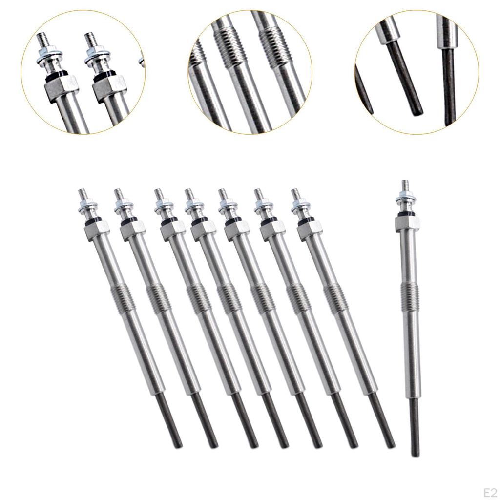 Bujie incandescente diesel 8 buc pentru GM 6.6L GMC Sierra Duramax