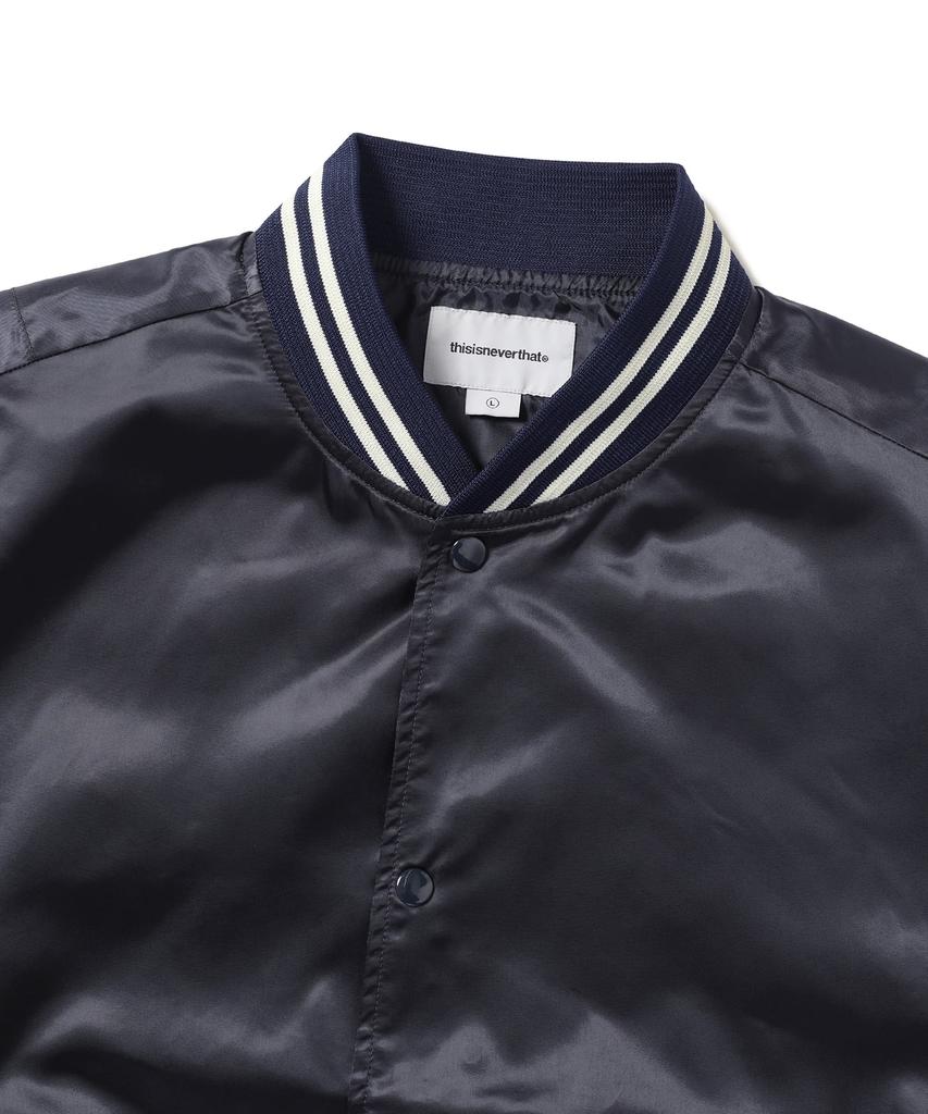 Thisisneverthat Satin Jacket Navy