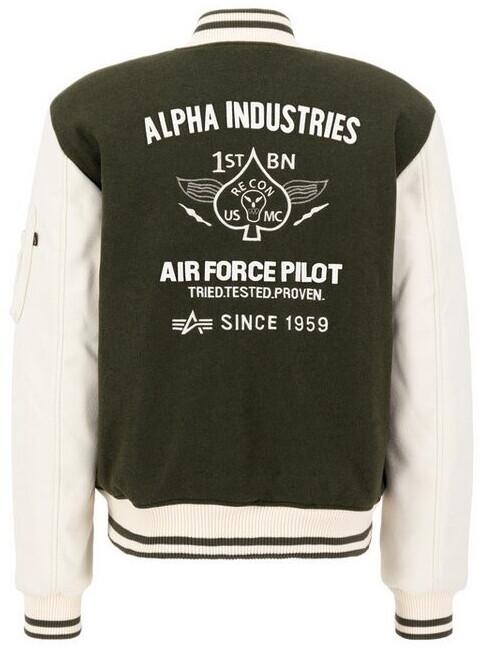 Winter Jacket Alpha Industries Varsity Air Force Jacket (138107) Dark Olive