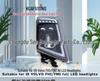 Euro Truck Simulator Volvo FH13 FM3 Full LED Headlight Assembly: Four-Lens with Four Low Beam & Eight High Beam Laser Headlights.